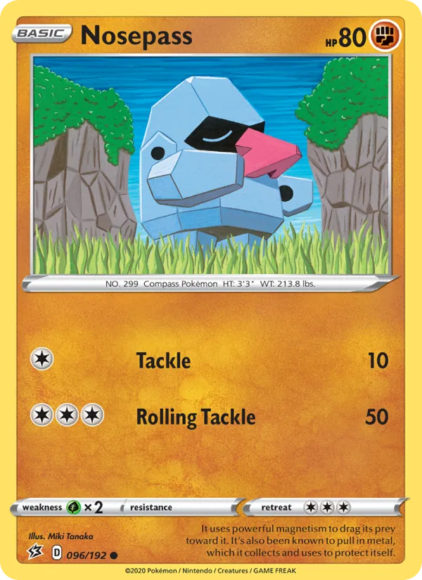 Tarinor 96/192 — SWSH2 – Rebel Clash — Carte Pokémon anglaise