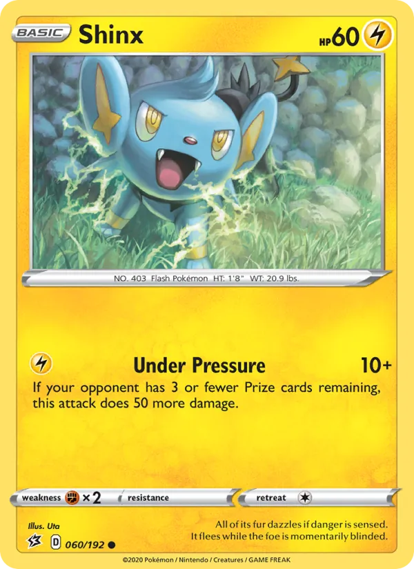 Lixy 60/192 — SWSH2 – Rebel Clash — Carte Pokémon anglaise