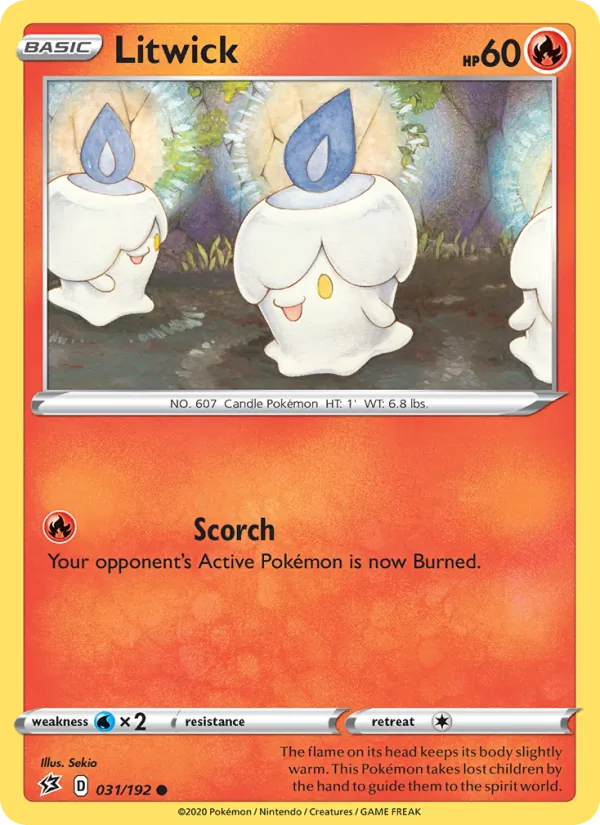 Funécire 31/192 — SWSH2 – Rebel Clash — Carte Pokémon anglaise