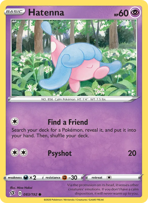 Bibichut 83/192 — SWSH2 – Rebel Clash — Carte Pokémon anglaise