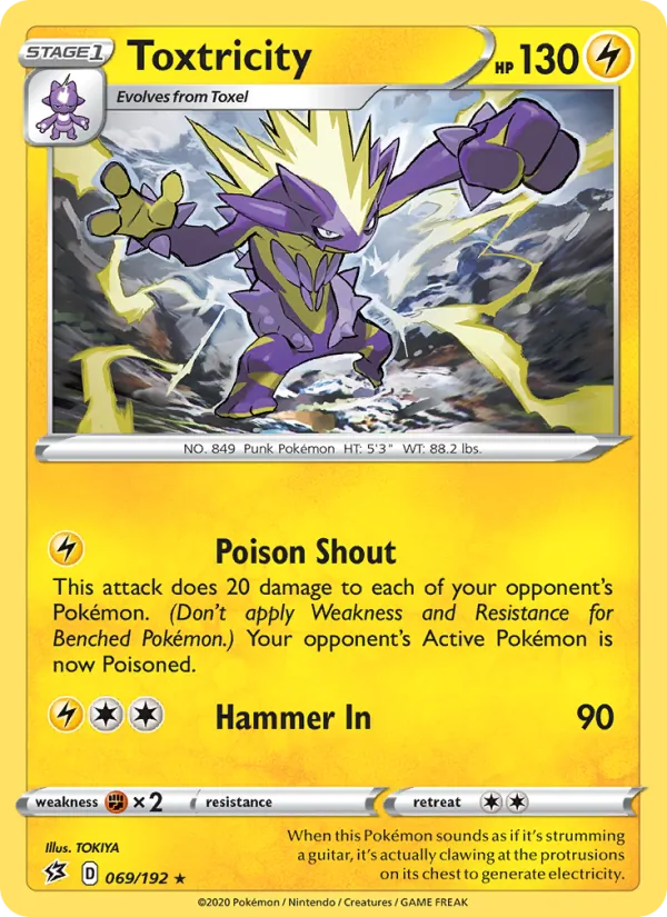 Salarsen 69/192 — SWSH2 – Rebel Clash — Carte Pokémon anglaise