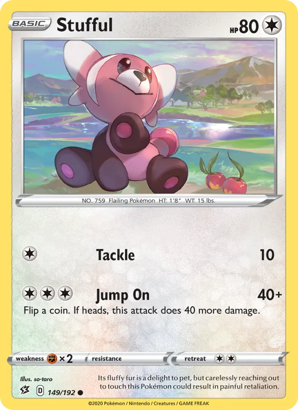 Nounourson 149/192 — SWSH2 – Rebel Clash — Carte Pokémon anglaise