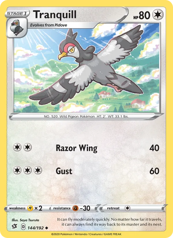 Colombeau 144/192 — SWSH2 – Rebel Clash — Carte Pokémon anglaise