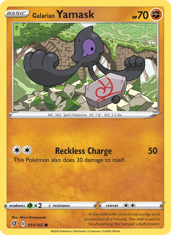 Tutafeh de Galar 101/192 — SWSH2 – Rebel Clash — Carte Pokémon anglaise