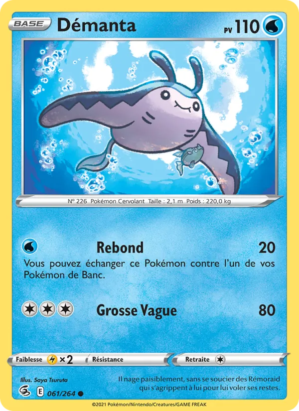 Démanta 61/264 — EB08 - Poing de Fusion — Carte Pokémon française