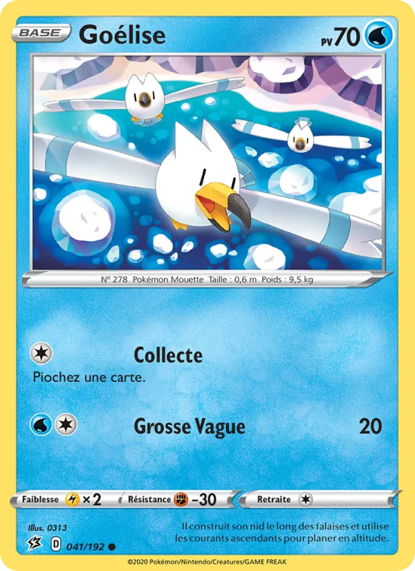 Goélise 41/192 — EB02 – Clash des Rebelles — Carte Pokémon française