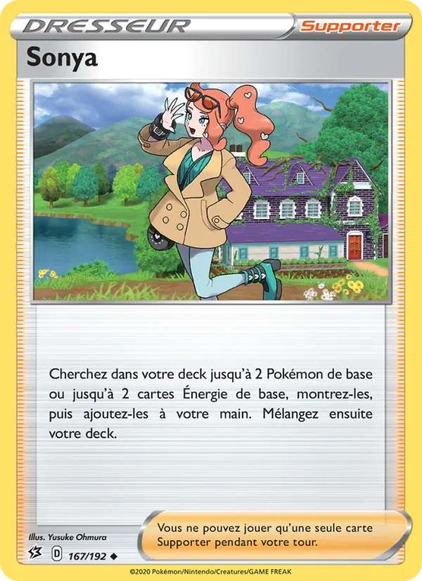Sonya 167/192 — EB02 – Clash des Rebelles — Carte Pokémon française