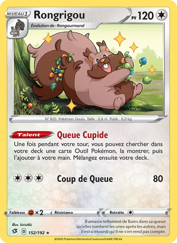 Rongrigou 152/192 — EB02 – Clash des Rebelles — Carte Pokémon française
