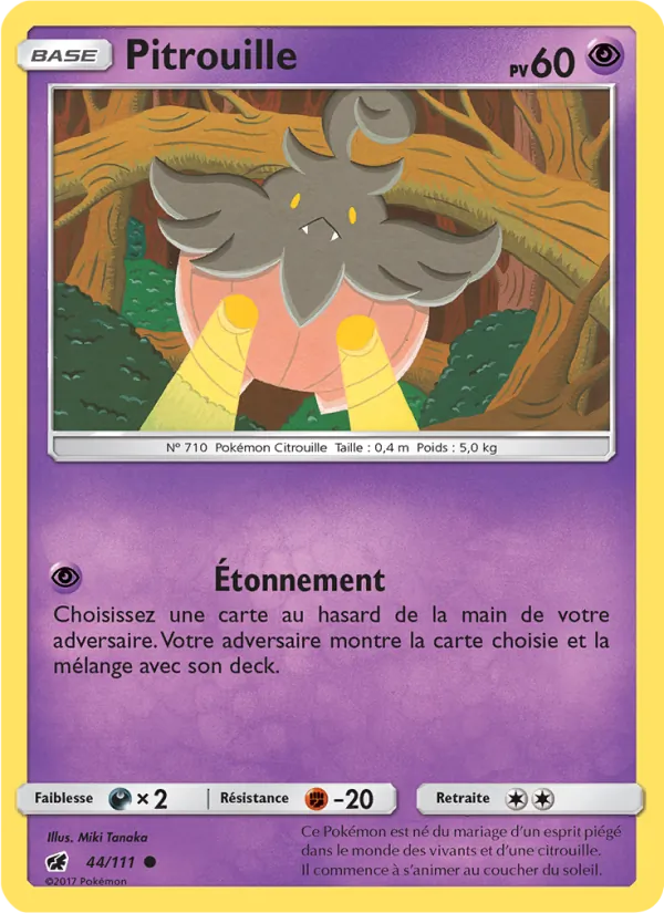 Pitrouille 44/111 — SL4 – Invasion Carmin — Carte Pokémon française