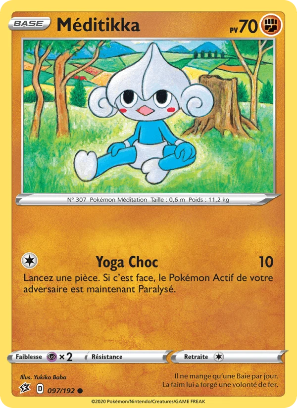 Méditikka 97/192 — EB02 – Clash des Rebelles — Carte Pokémon française