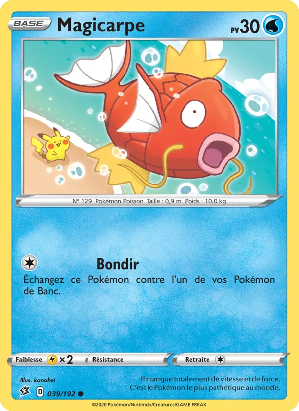 Magicarpe 39/192 — EB02 – Clash des Rebelles — Carte Pokémon française