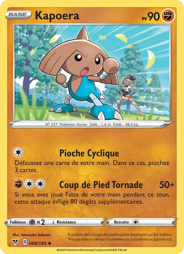 Kapoera 88/185 — EB04 — Voltage Éclatant — Carte Pokémon française