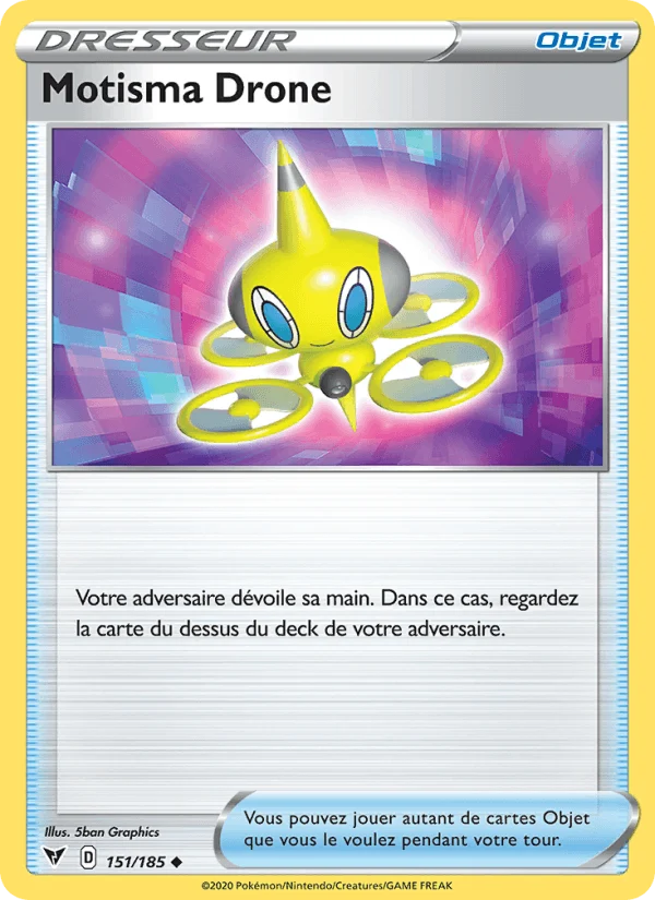 Motisma Drone 151/185 — EB04 — Voltage Éclatant — Carte Pokémon française