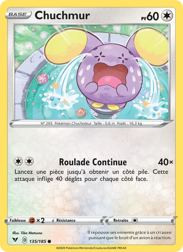 Chuchmur 135/185 — EB04 — Voltage Éclatant — Carte Pokémon française