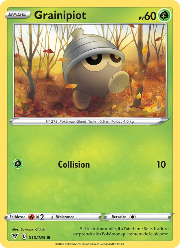 Grainipiot 10/185 — EB04 — Voltage Éclatant — Carte Pokémon française