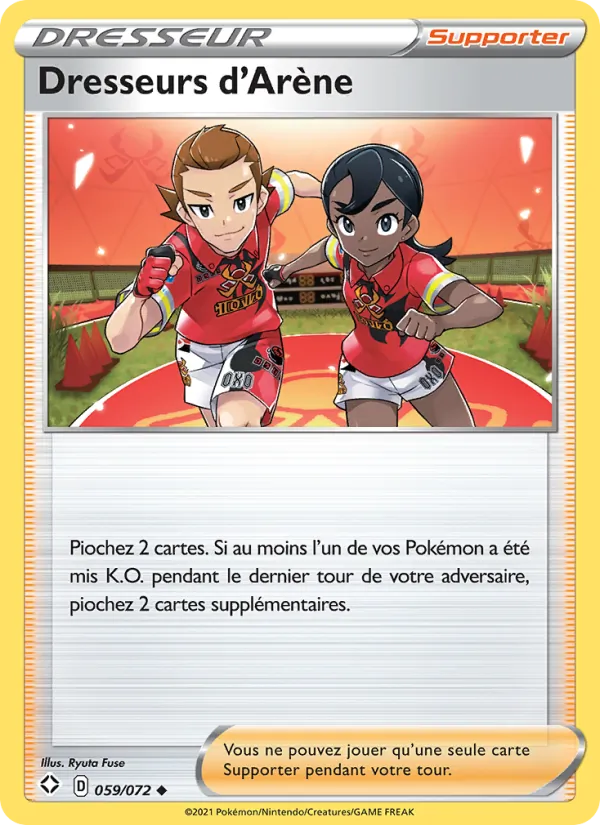 Dresseurs d'Arène 59/72 — EB04.5 – Destinées Radieuses — Carte Pokémon française