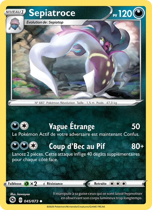 Sepiatroce 45/73 — EB03.5 – La Voie du Maître — Carte Pokémon française