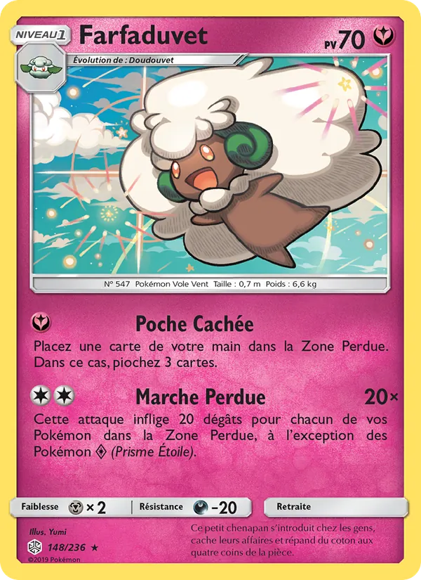 Farfaduvet 148/236 — SL12 – Éclipse Cosmique — Carte Pokémon française