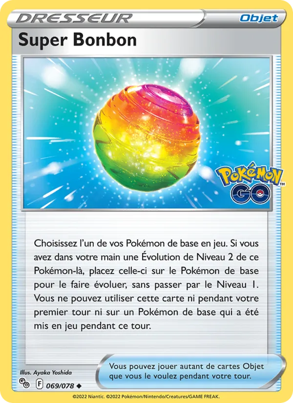 Super Bonbon 69/78 — EB10.5 Pokemon GO — Carte Pokémon française