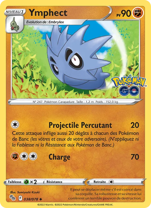 Ymphect 38/78 — EB10.5 Pokemon GO — Carte Pokémon française