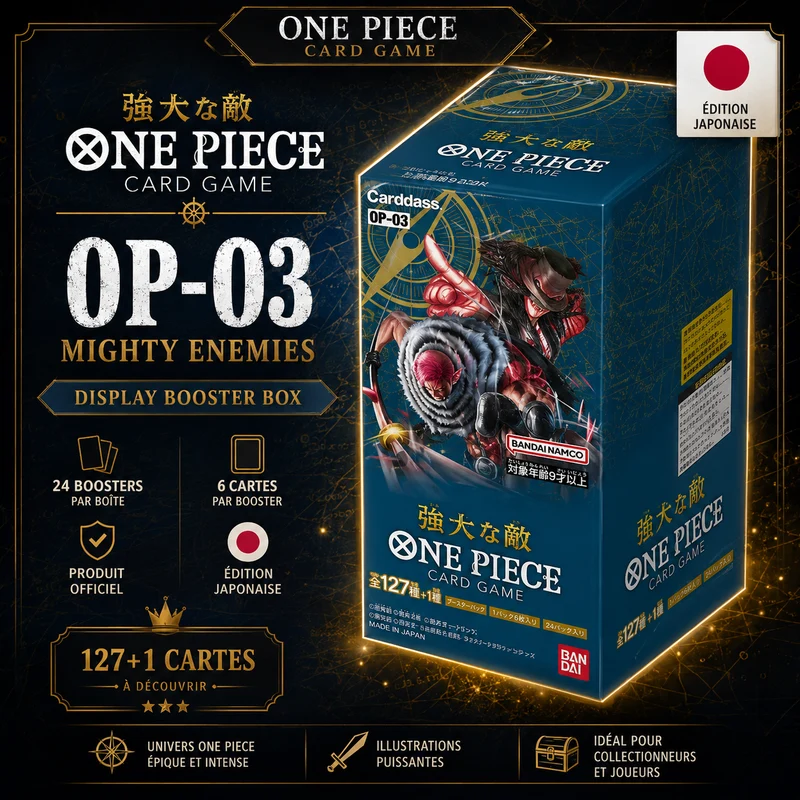 Display One Piece OP-03 – Mighty Enemies – Japonais