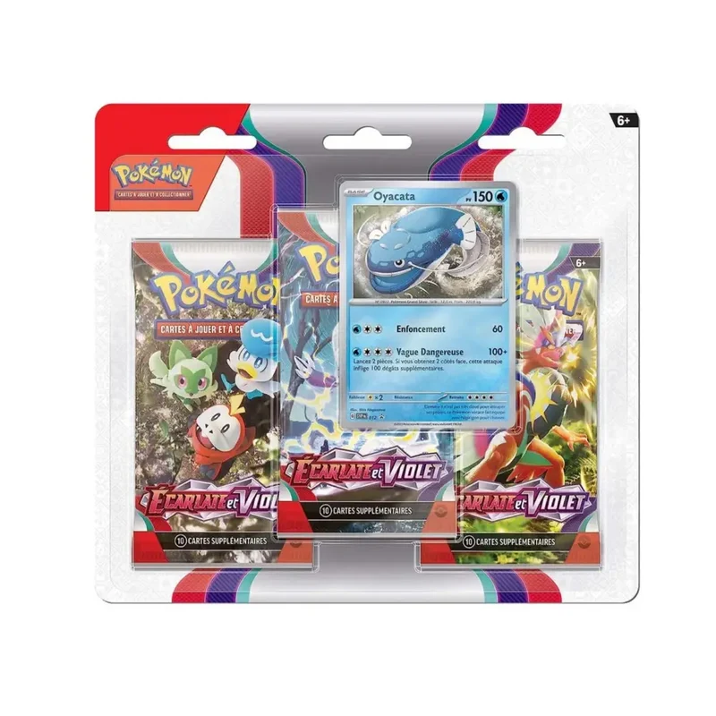 Tripack Pokémon Écarlate et Violet EV01 - FR