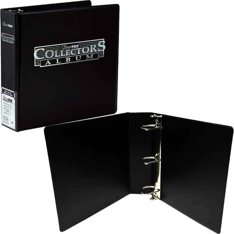Classeur Ultra Pro 3 Anneaux – Noir – Rangement Cartes TCG 30x30x7cm