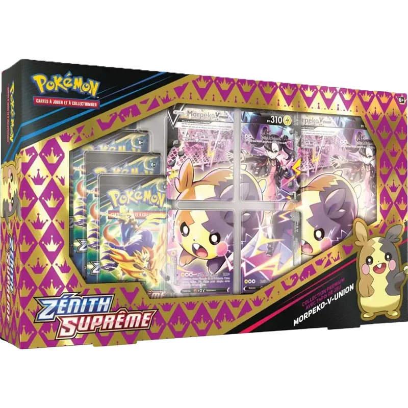 Coffret Morpeko V Union Zénith Suprême Pokémon FR