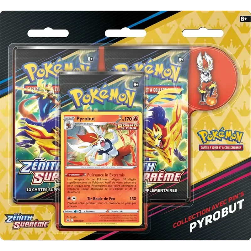 TRIPACK PIN'S PYROBUT ZENITH SUPREME EB12.5 - FR