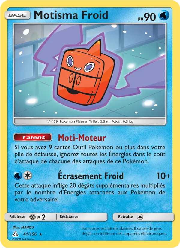 Motisma Froid 41/156 — SL5 – Ultra-Prisme — Carte Pokémon française