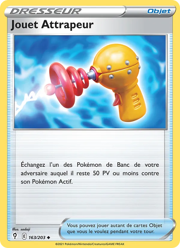 Jouet Attrapeur 163/203 — EB07 - Evolution Céleste — Carte Pokémon française