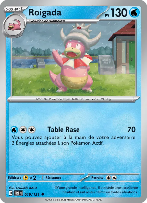 Roigada 19/131 — EV08.5 – Évolutions Prismatiques — Carte Pokémon française