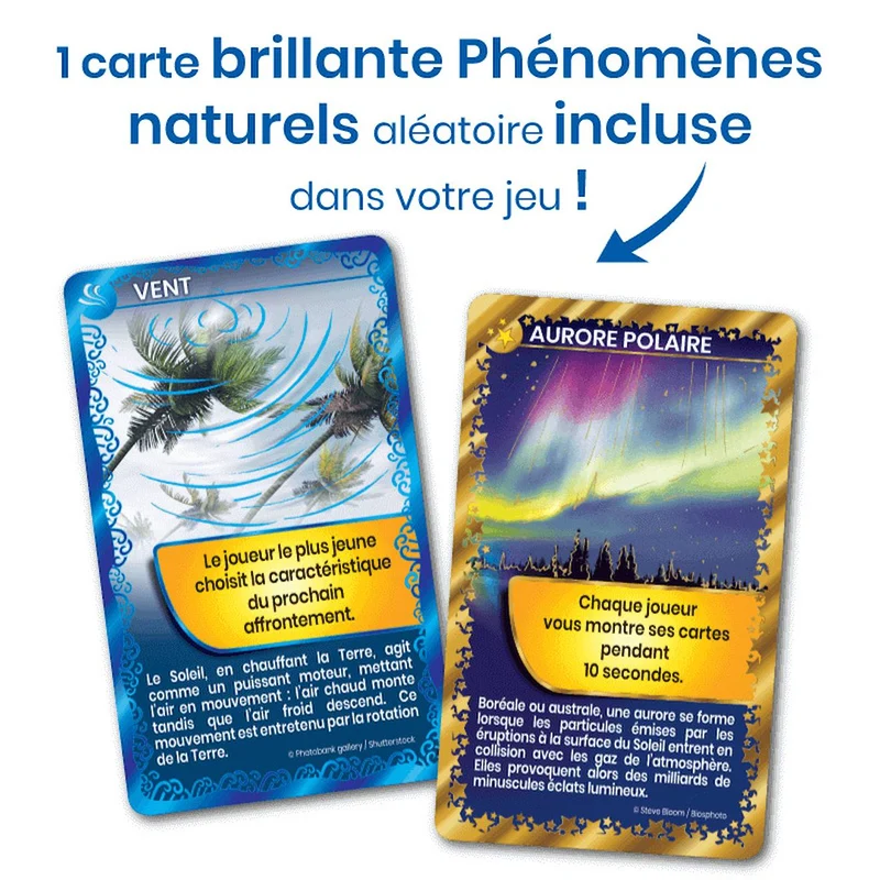 Jeu de cartes défis nature - monstres des abysses - fabriqué en france multicolore