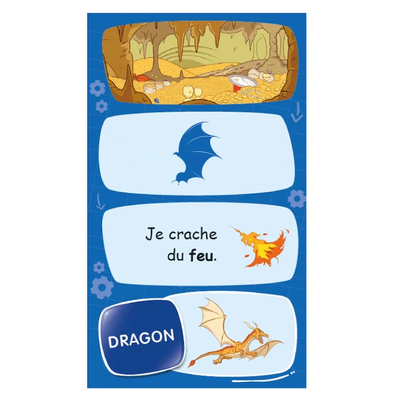 Jeu de cartes énigmes junior - contes et merveilles - fabriqué en france multicolore