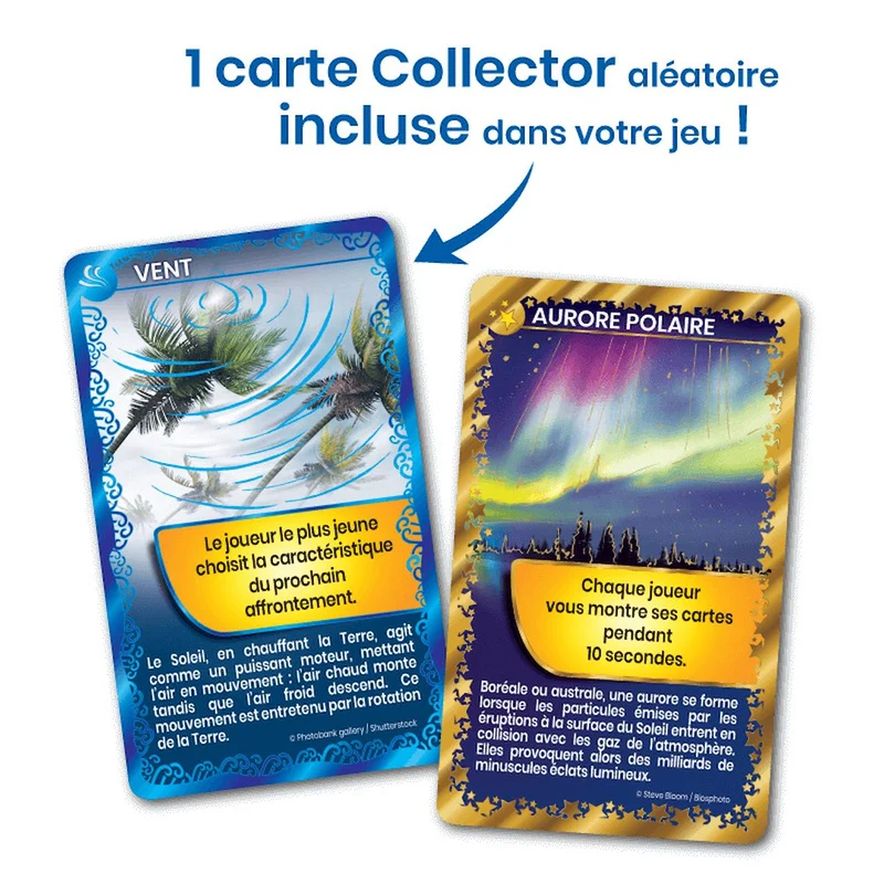 Jeu de cartes défis nature - créatures légendaires - fabriqué en france multicolore