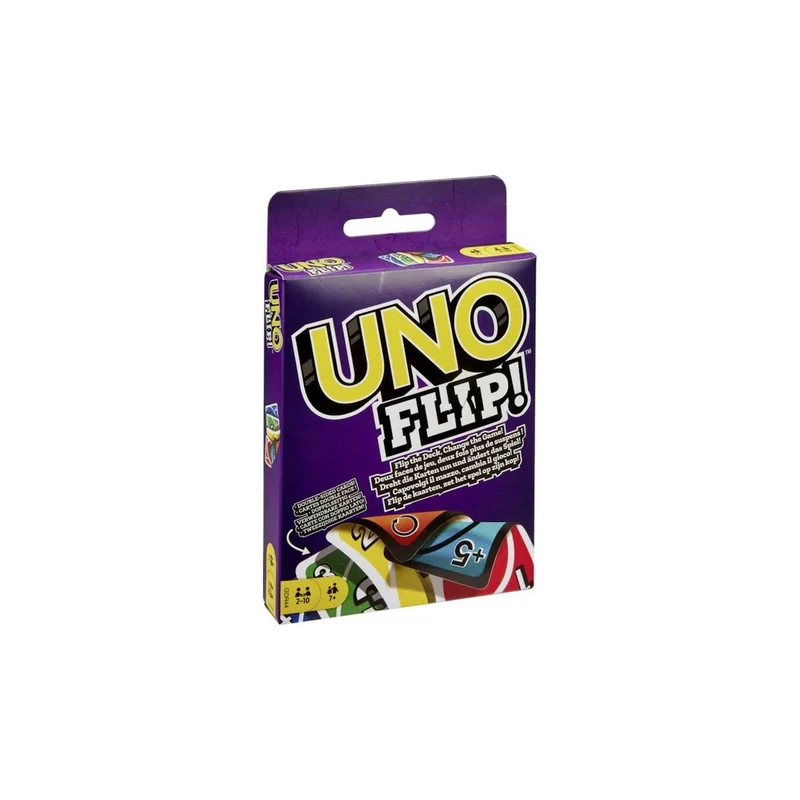 Uno flip jeu de société multicolore