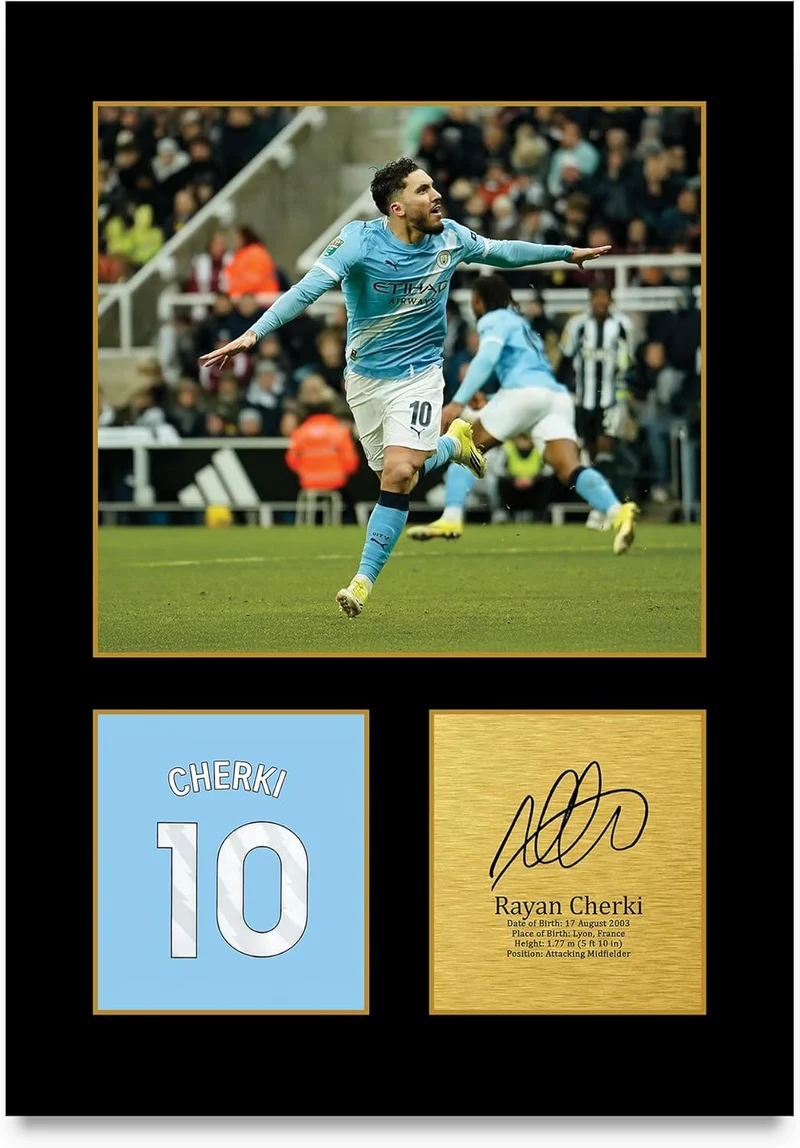 Cadre photo Rayan Cherki (Manchester City)
