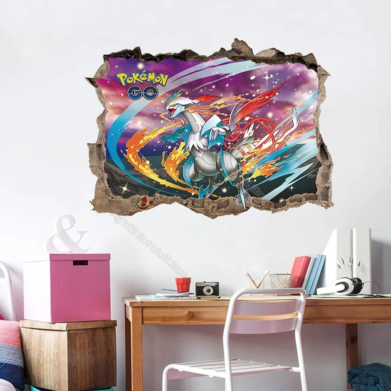 Stickers muraux dans différents motifs Pokemon