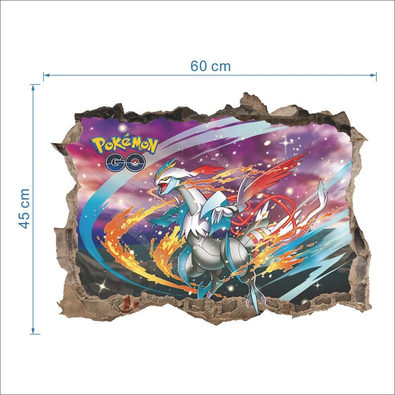 Stickers muraux dans différents motifs Pokemon