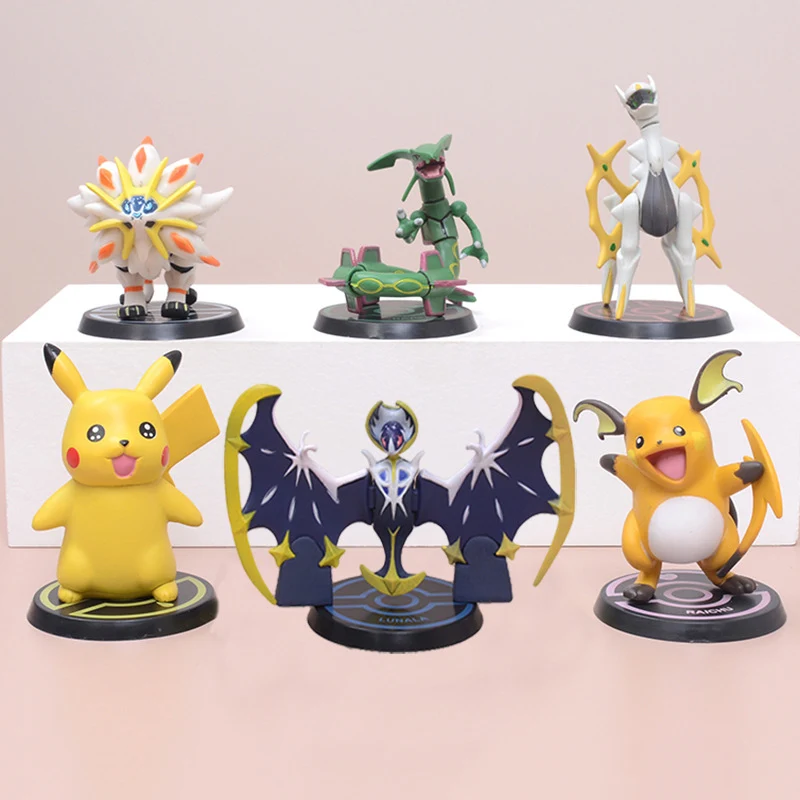 Pokémon Pikachu Mewtu et autres ensembles de figurines avec 6 Pokémon chacun