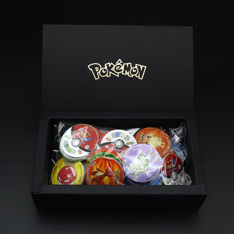 Tazos Pokémon 160 pogs ronds édition 2000 avec boîte