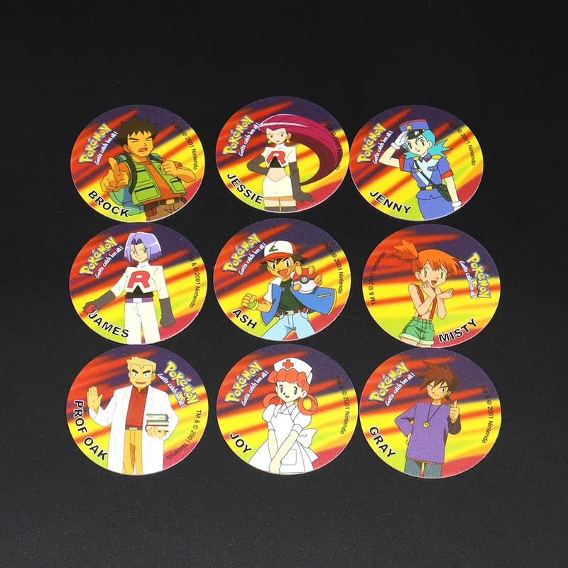 Tazos Pokémon 160 pogs ronds édition 2000 avec boîte