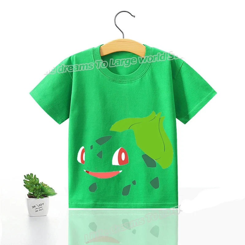 T-shirts pour enfants avec de jolis motifs Pokémon ou Pikachu