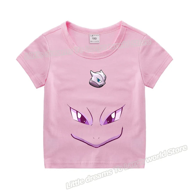 T-shirts pour enfants avec de jolis motifs Pokémon ou Pikachu