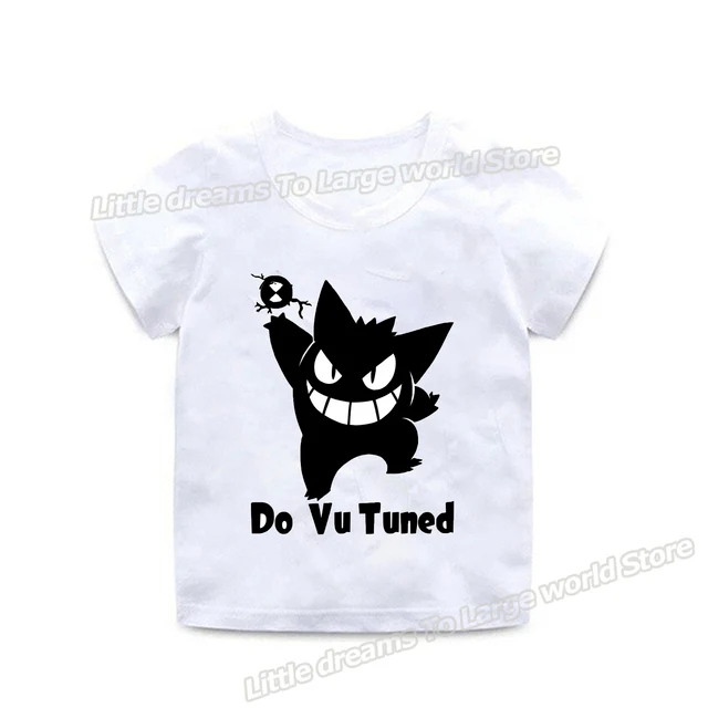 T-shirts pour enfants avec de jolis motifs Pokémon ou Pikachu