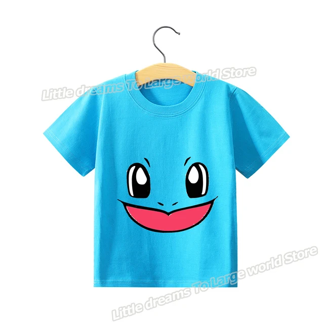 T-shirts pour enfants avec de jolis motifs Pokémon ou Pikachu