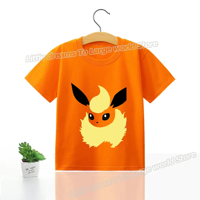 T-shirts pour enfants avec de jolis motifs Pokémon ou Pikachu
