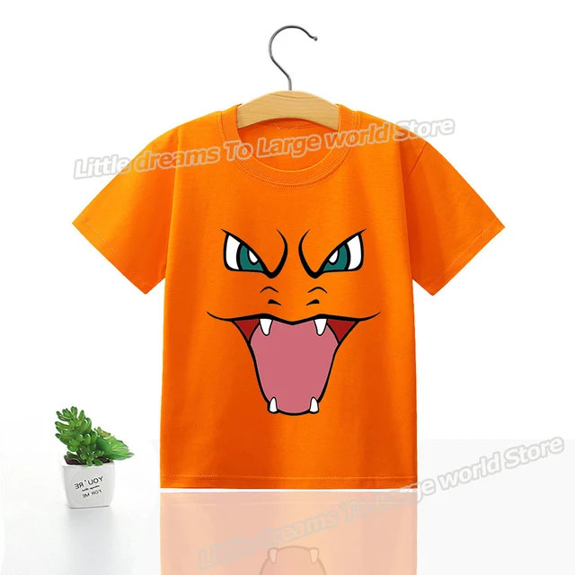 T-shirts pour enfants avec de jolis motifs Pokémon ou Pikachu