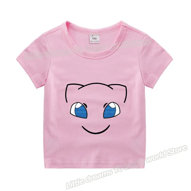 T-shirts pour enfants avec de jolis motifs Pokémon ou Pikachu