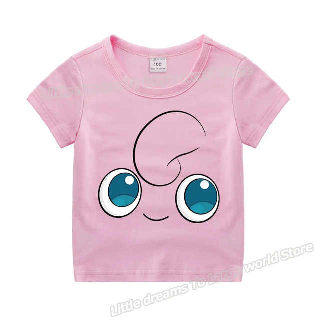T-shirts pour enfants avec de jolis motifs Pokémon ou Pikachu